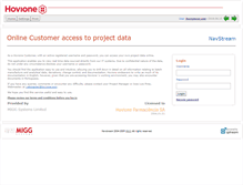 Tablet Screenshot of navstream.hovione.com